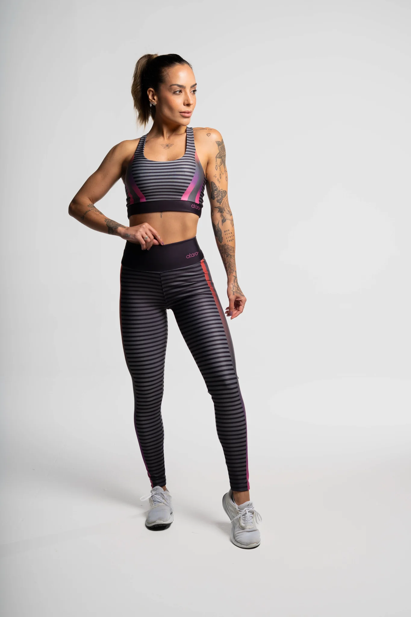Legging Estampa Localizada Listra Degradê - Image 8