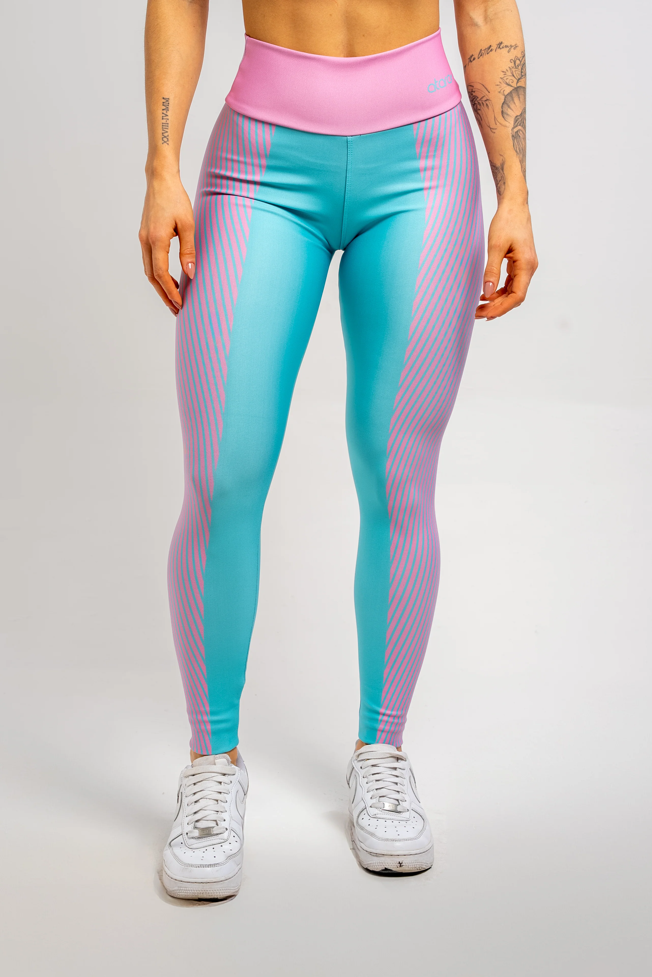 Legging Estampa Localizada Listra Rosa