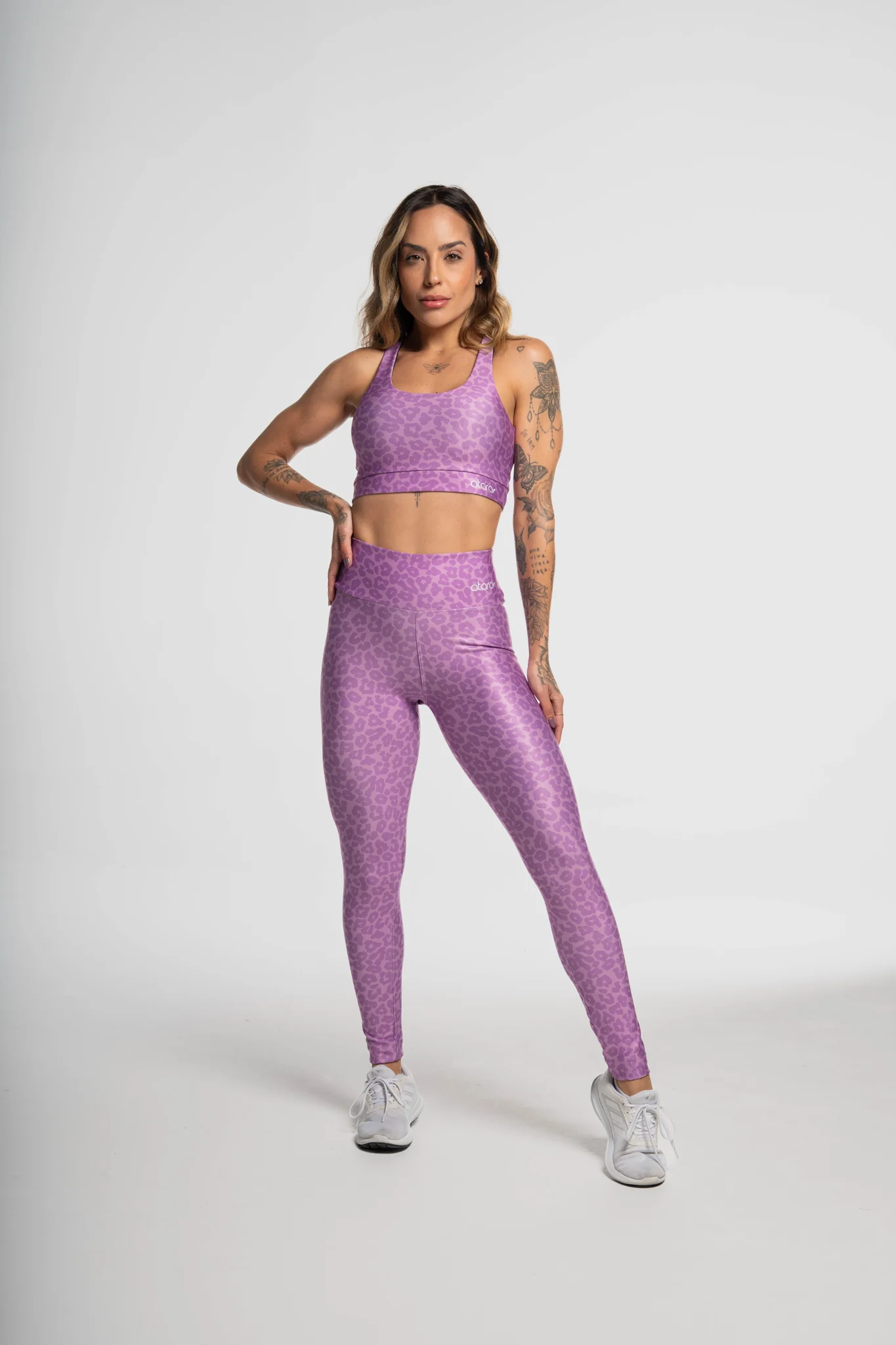 Legging Estampa Localizada Onça Roxa - Image 7