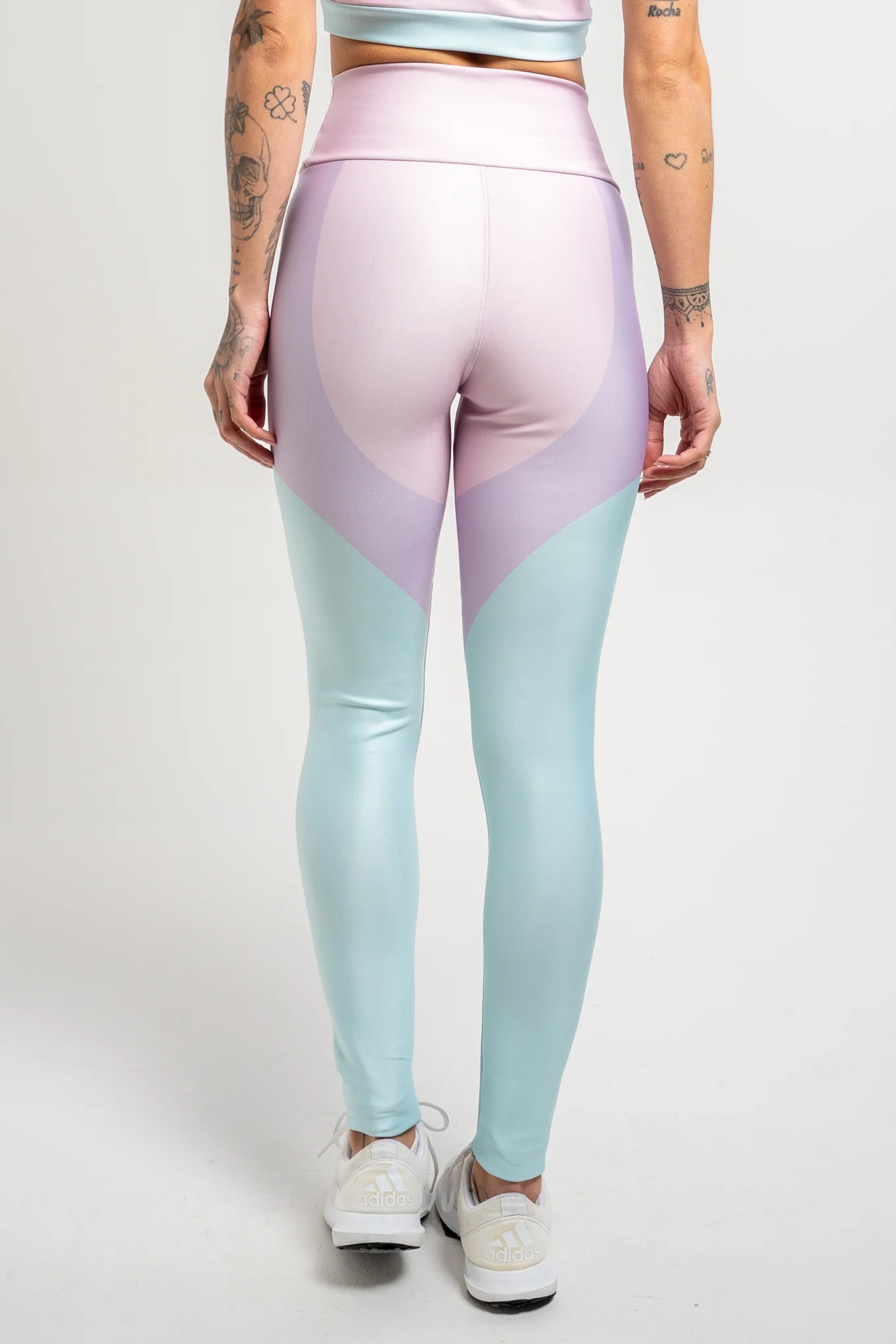 Legging Estampa Localizada Três Cores Rosa - Image 6
