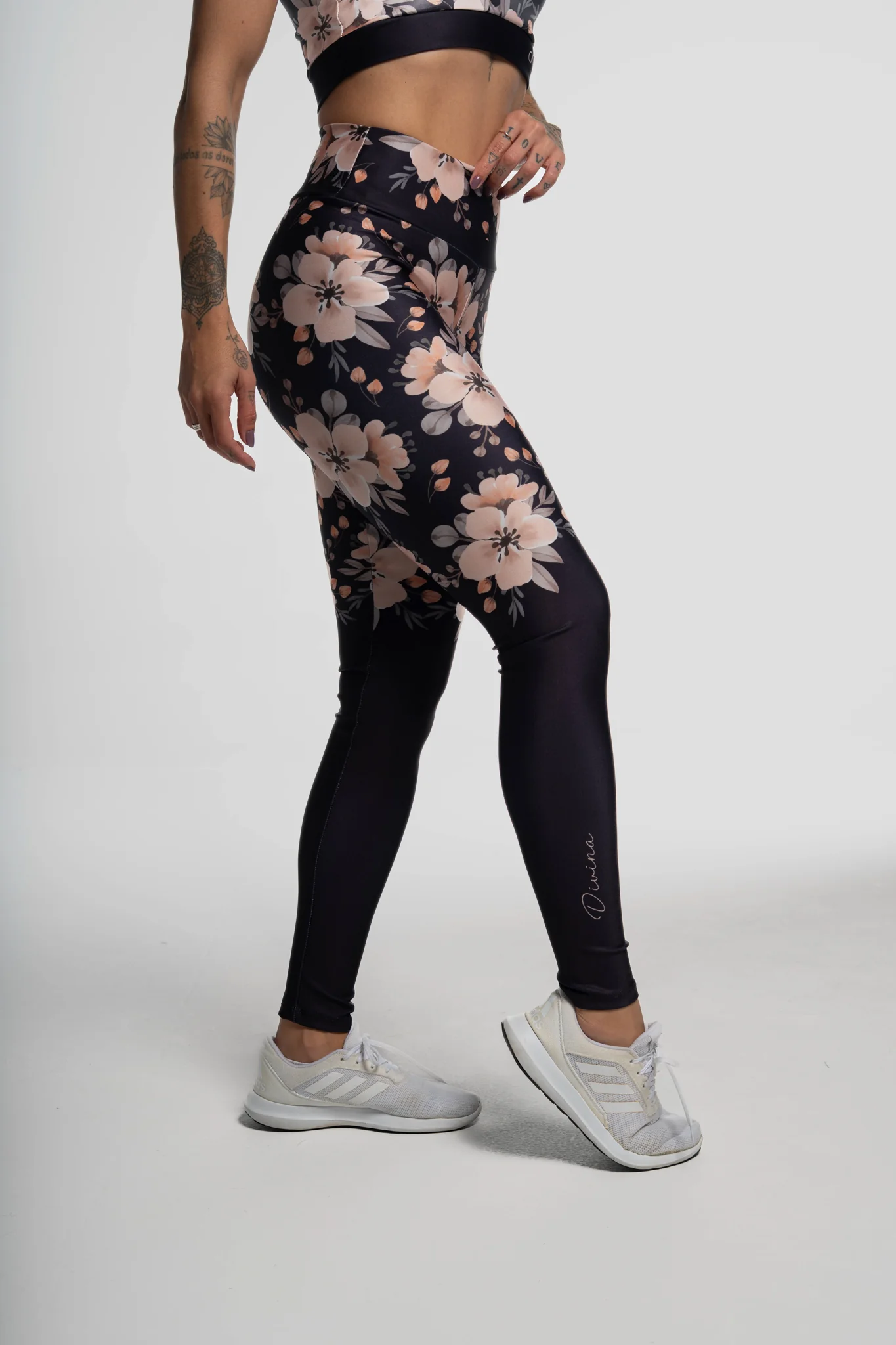 Legging Flower Black - Image 6