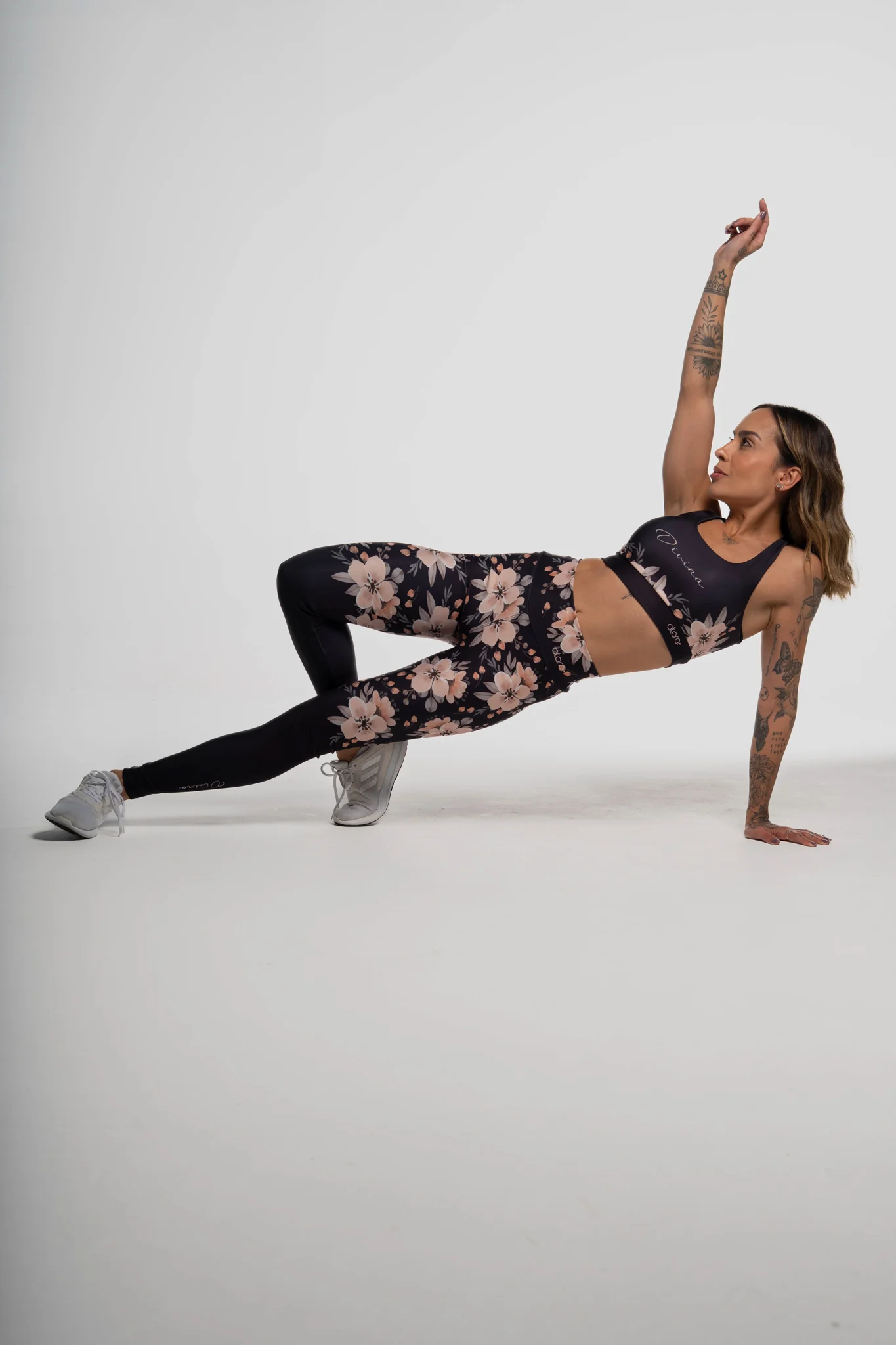 Legging Flower Black - Image 8