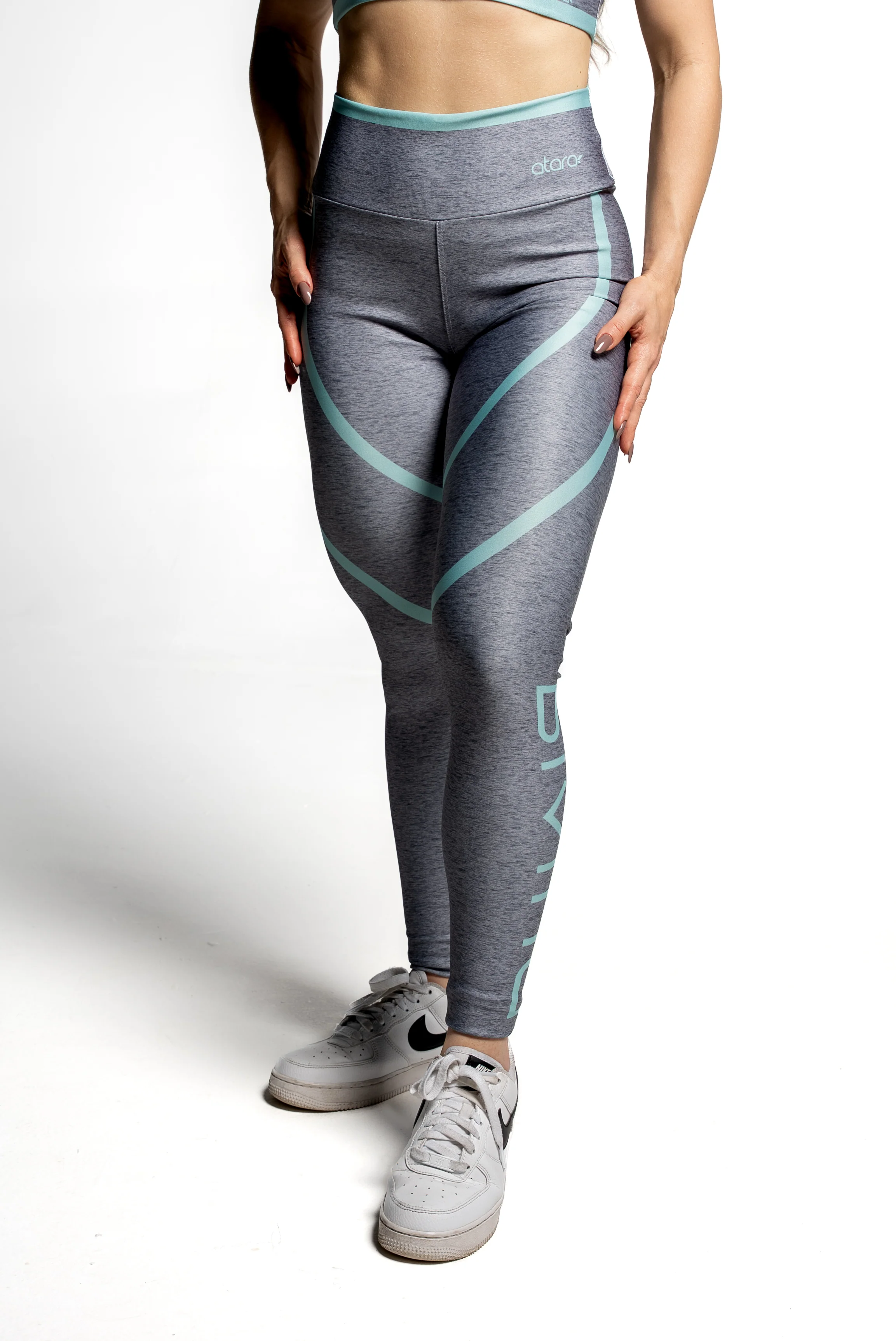 Legging Melange Green