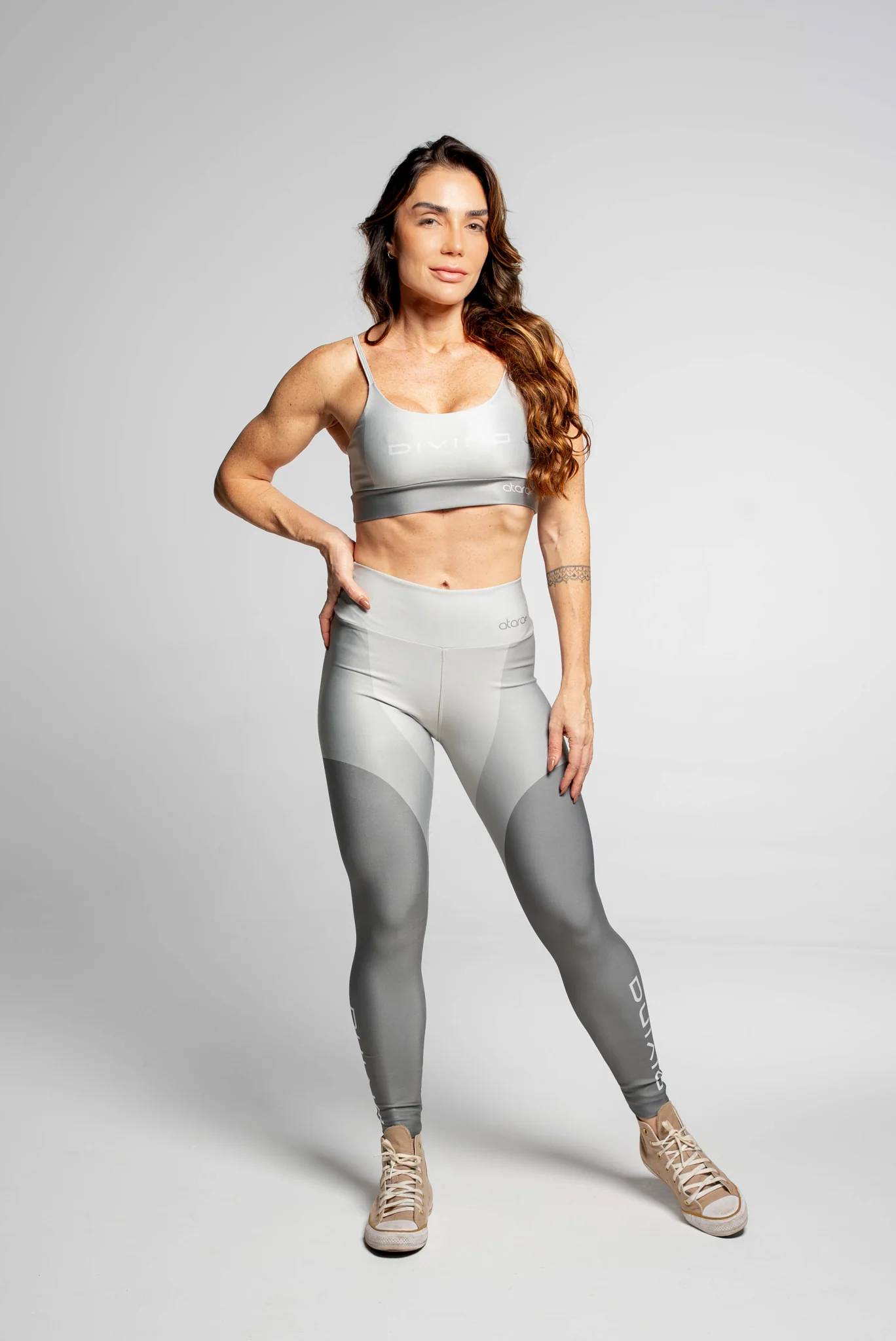 Legging Três Cores Chumbo - Image 3
