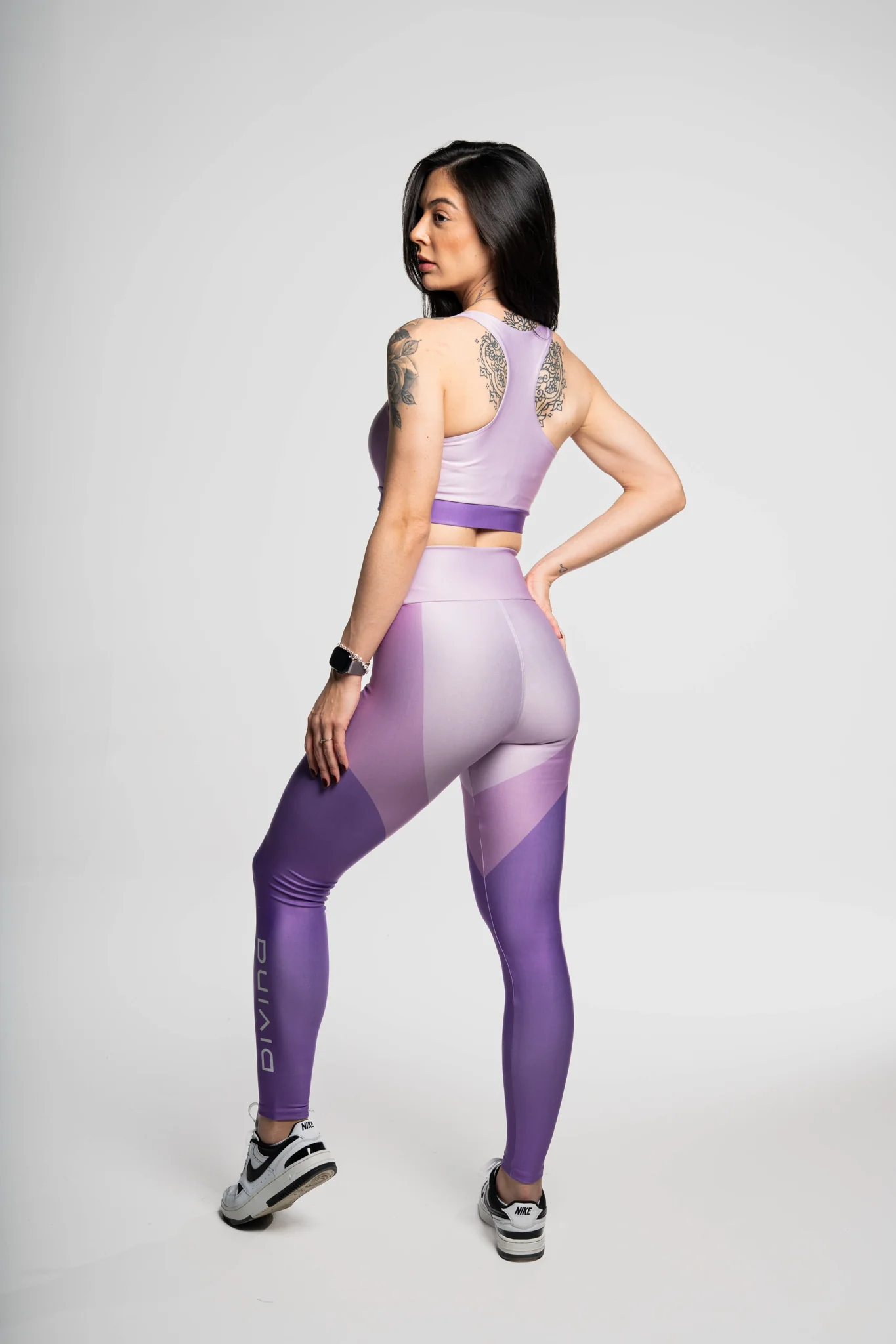 Legging Três Cores Roxa - Image 2