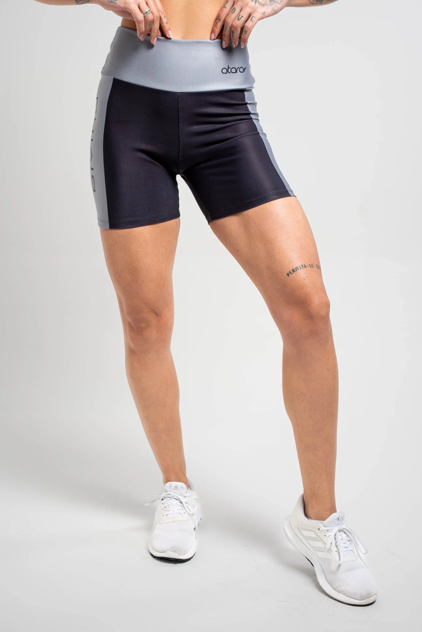 Shorts Color Block Gray - Image 3