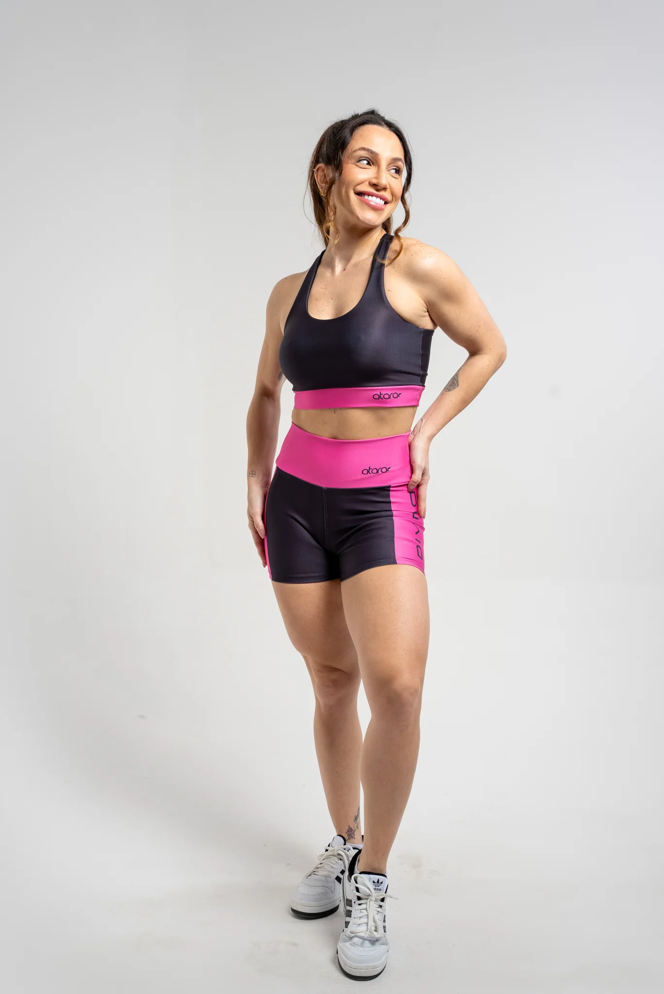 Shorts Color Block Pink - Image 2