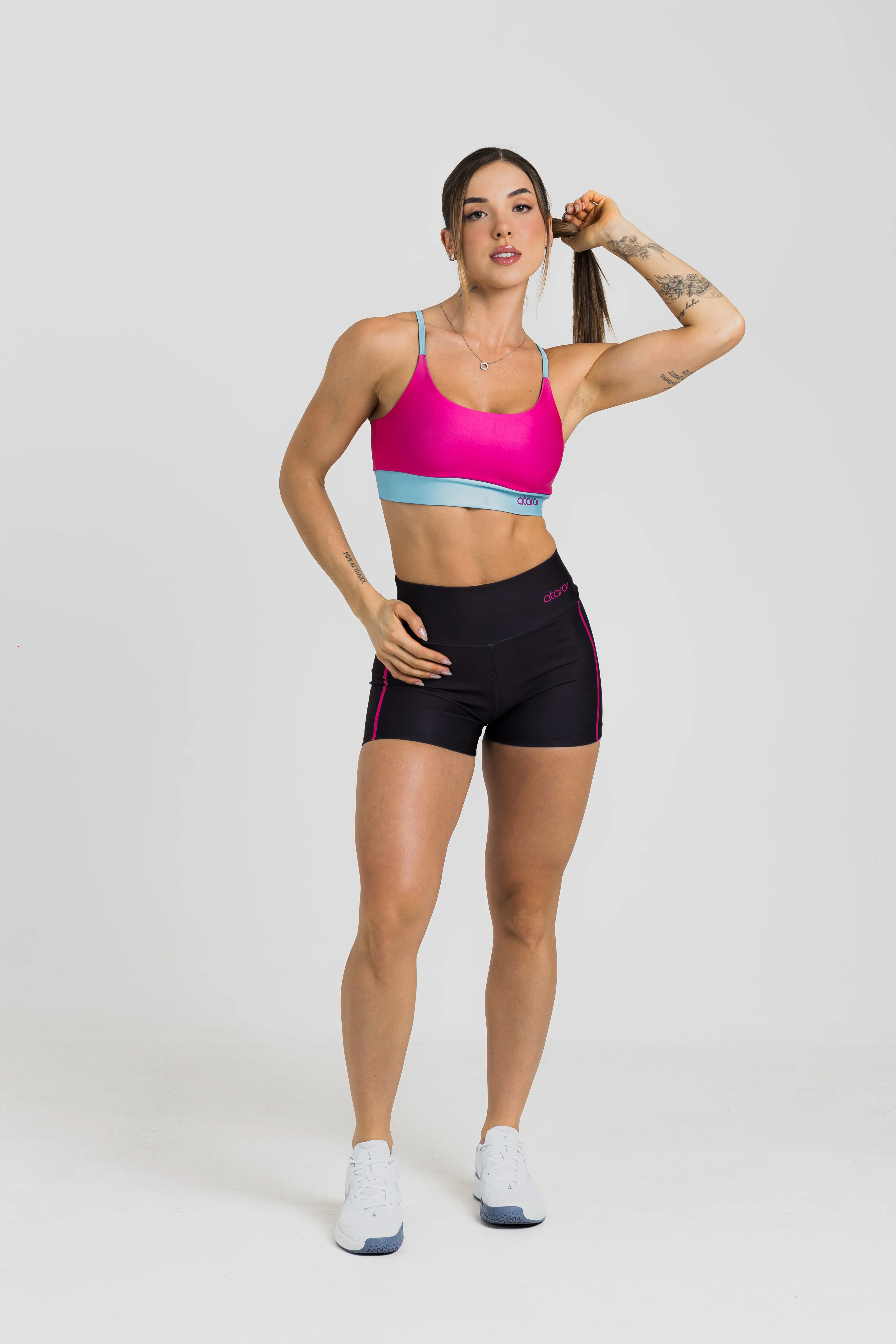 Shorts Curto Block Black - Image 5