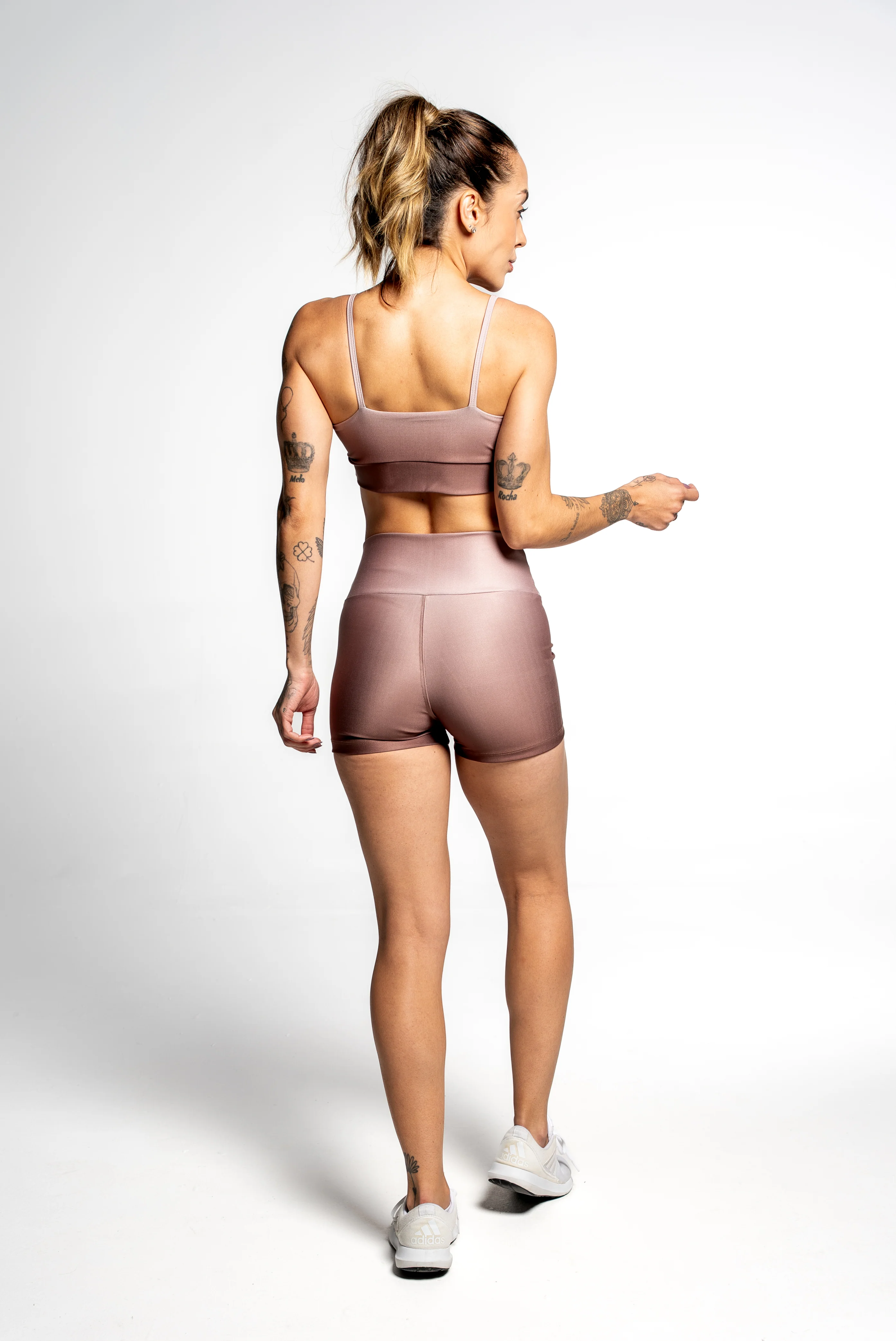 Shorts Curto Gradient Coffee - Image 3