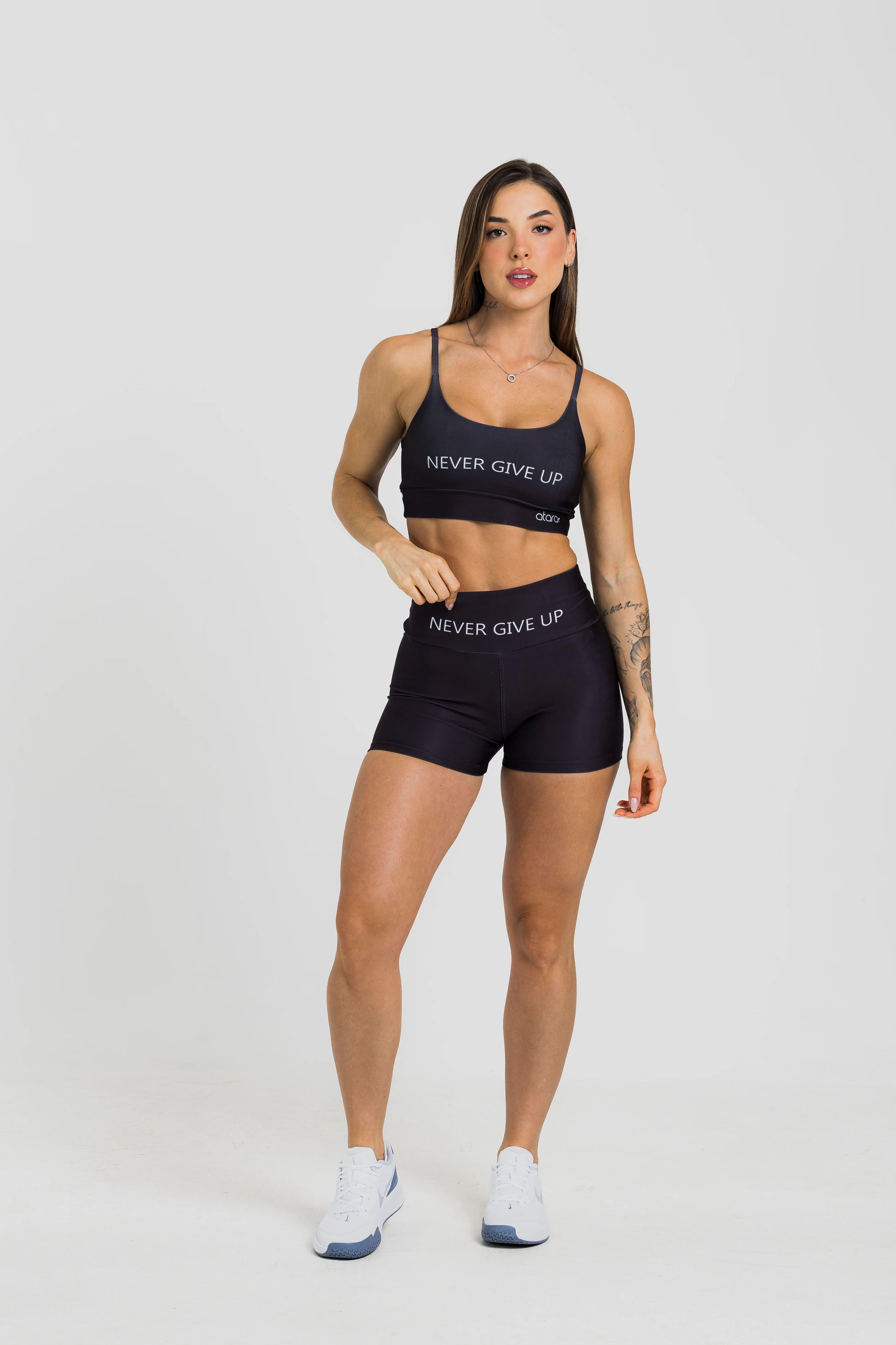 Shorts Curto Never Give Up Black - Image 3