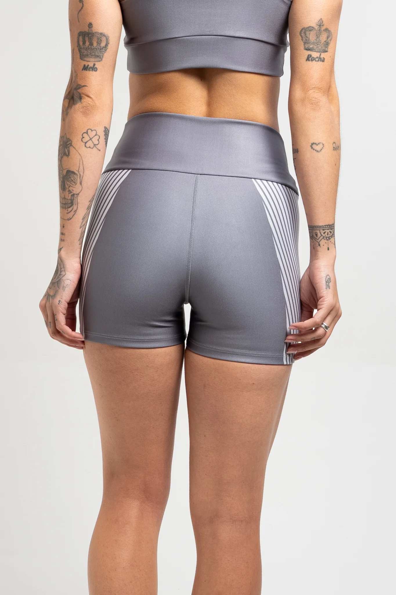 Shorts Listra Cinza - Image 6