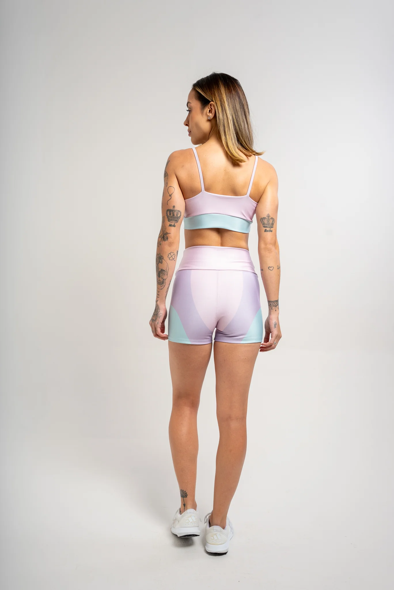 Shorts Três Cores Rosa - Image 5