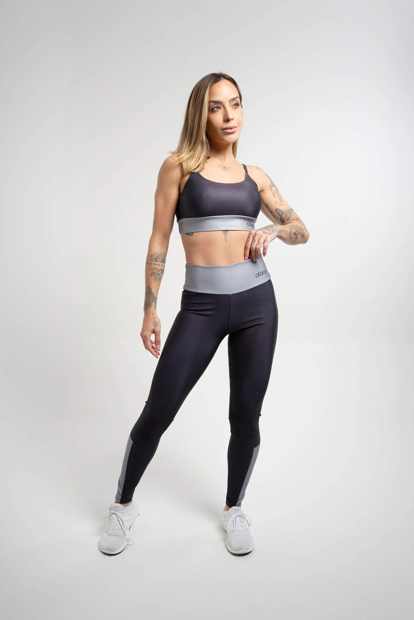 Top Alcinha Color Block Gray - Image 4