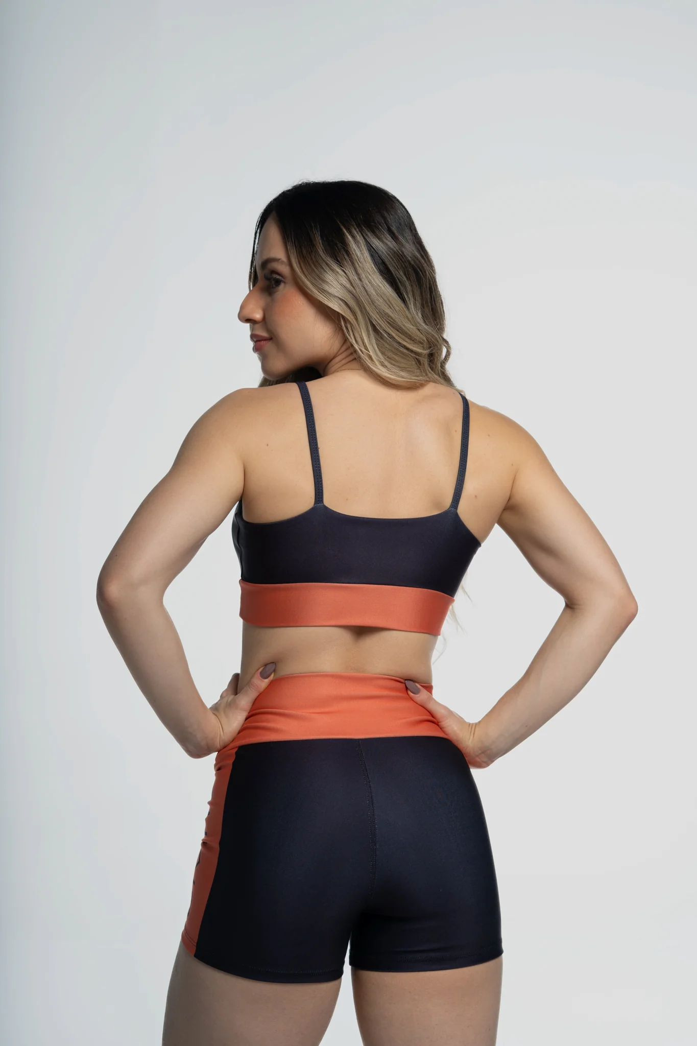Top Alcinha Color Block Orange - Image 2