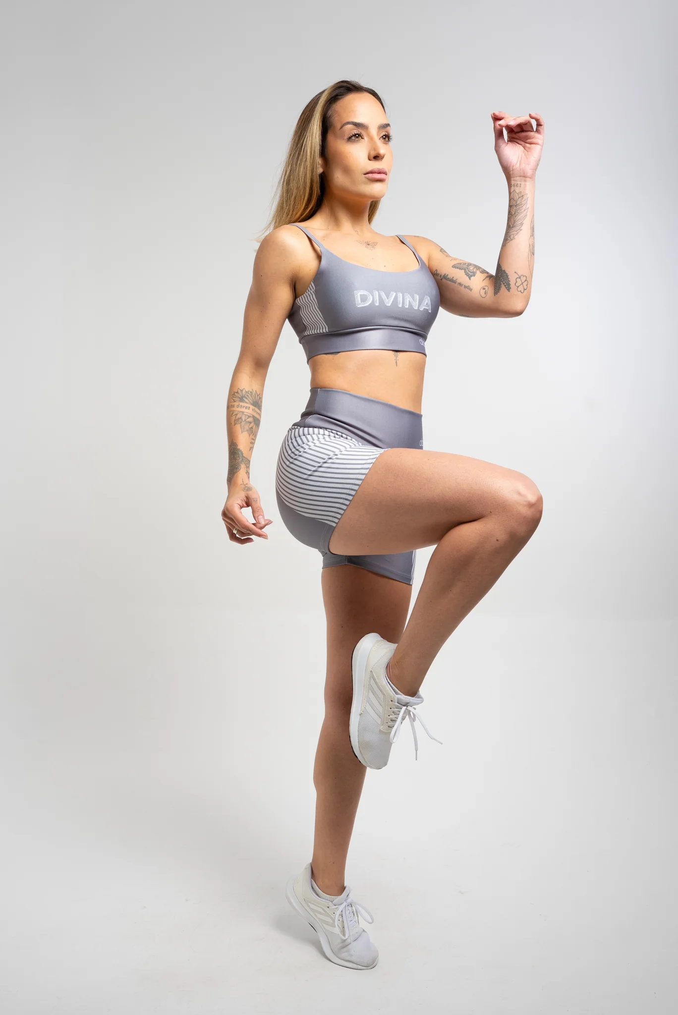Top Alcinha Listra Cinza - Image 4