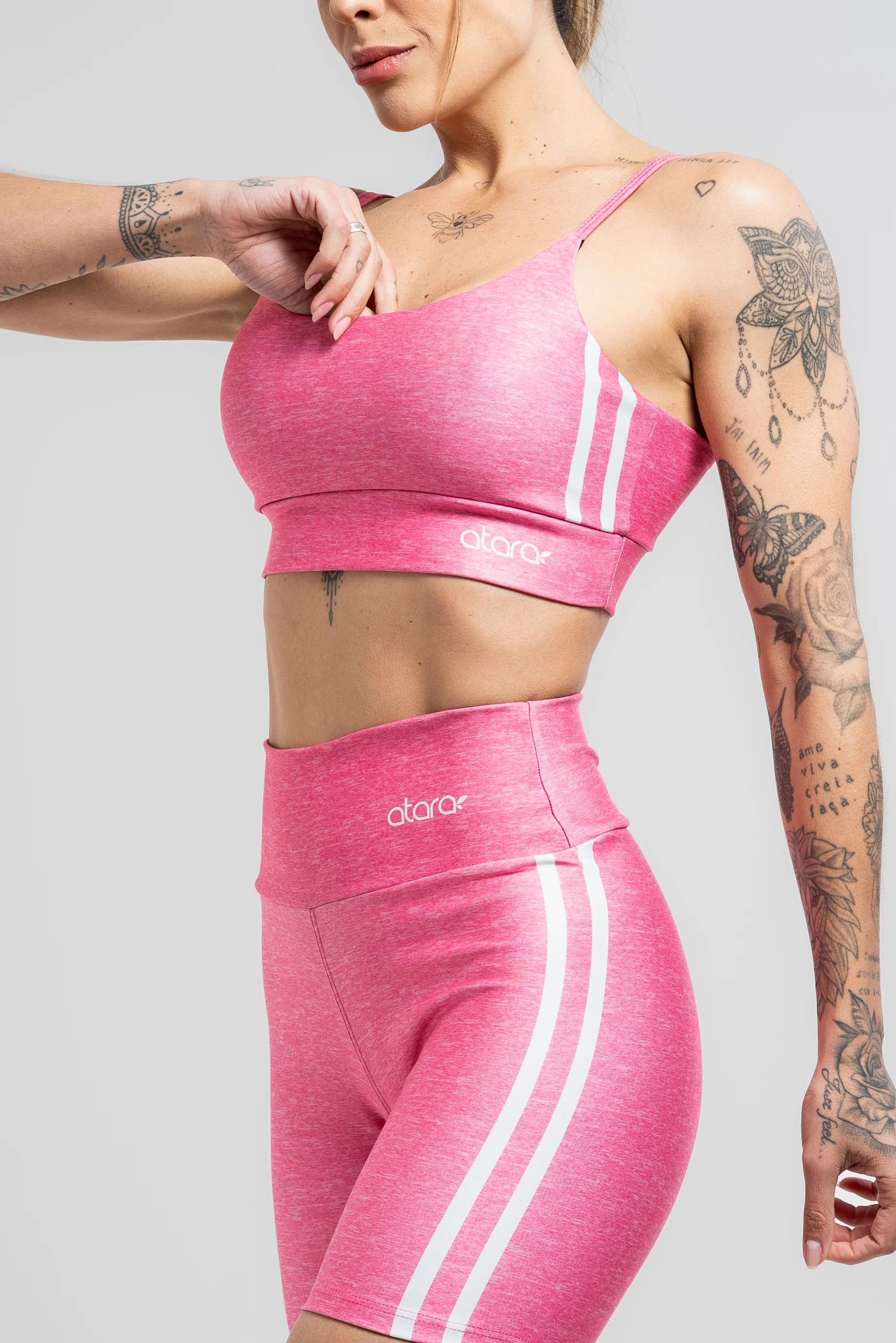 Top Alcinha Texture Pink - Image 3