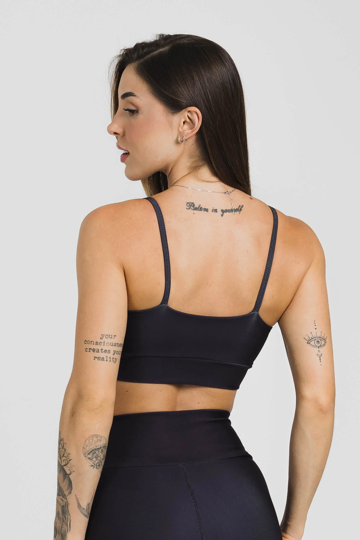Top Alcinha Up Long Black - Image 2