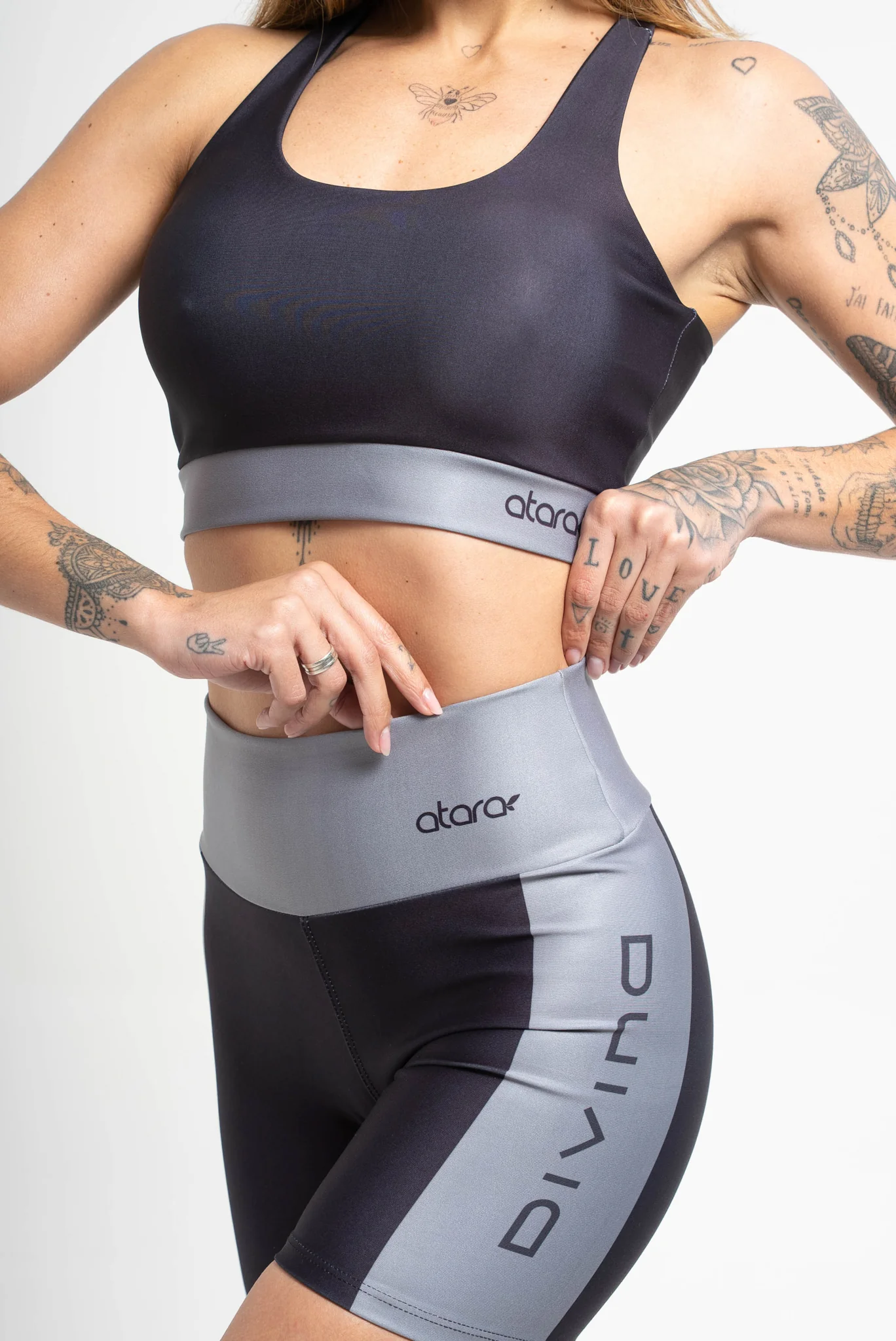 Top Nadador Color Block Gray - Image 4