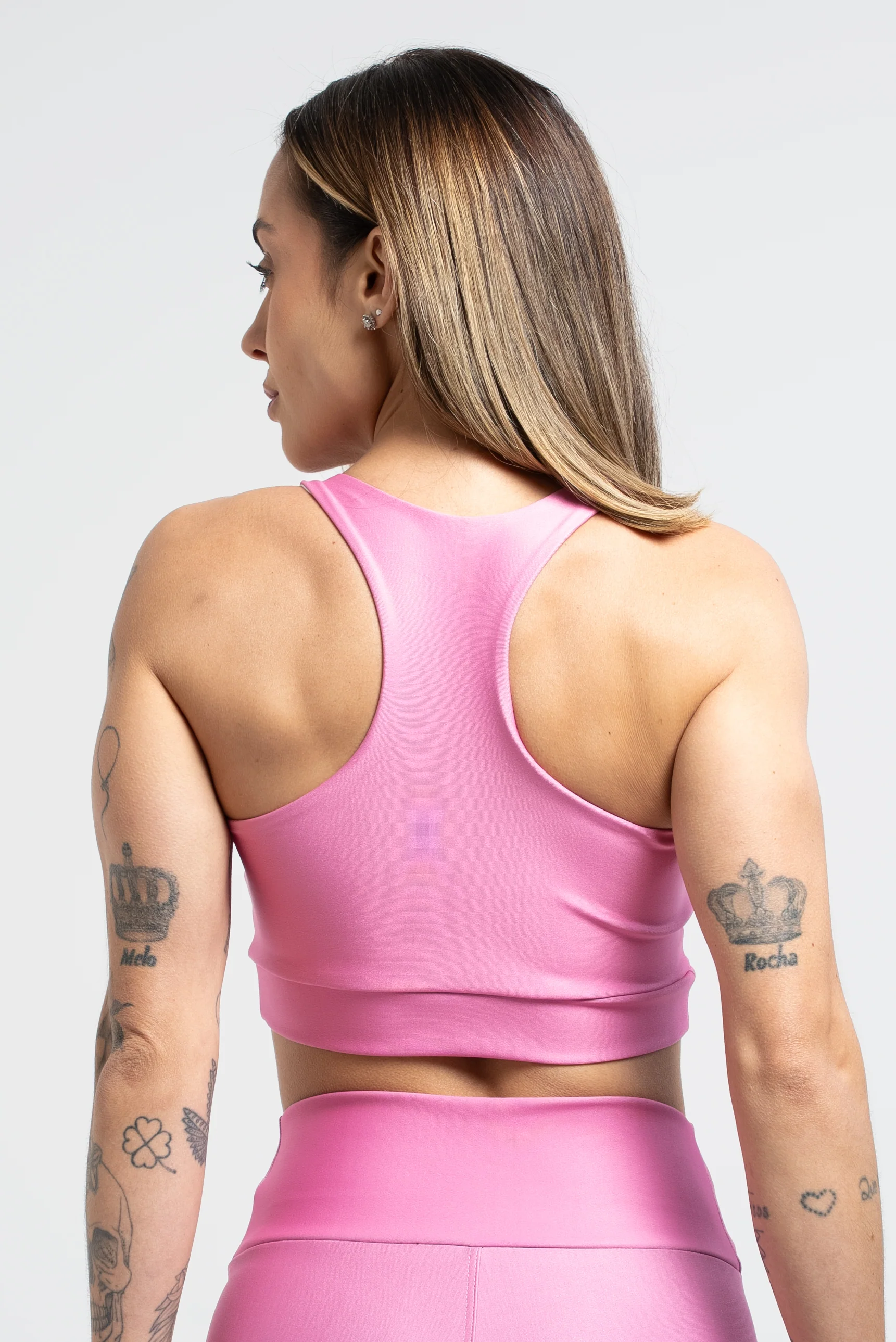 Top Nadador Básico Liso Rosa - Image 2