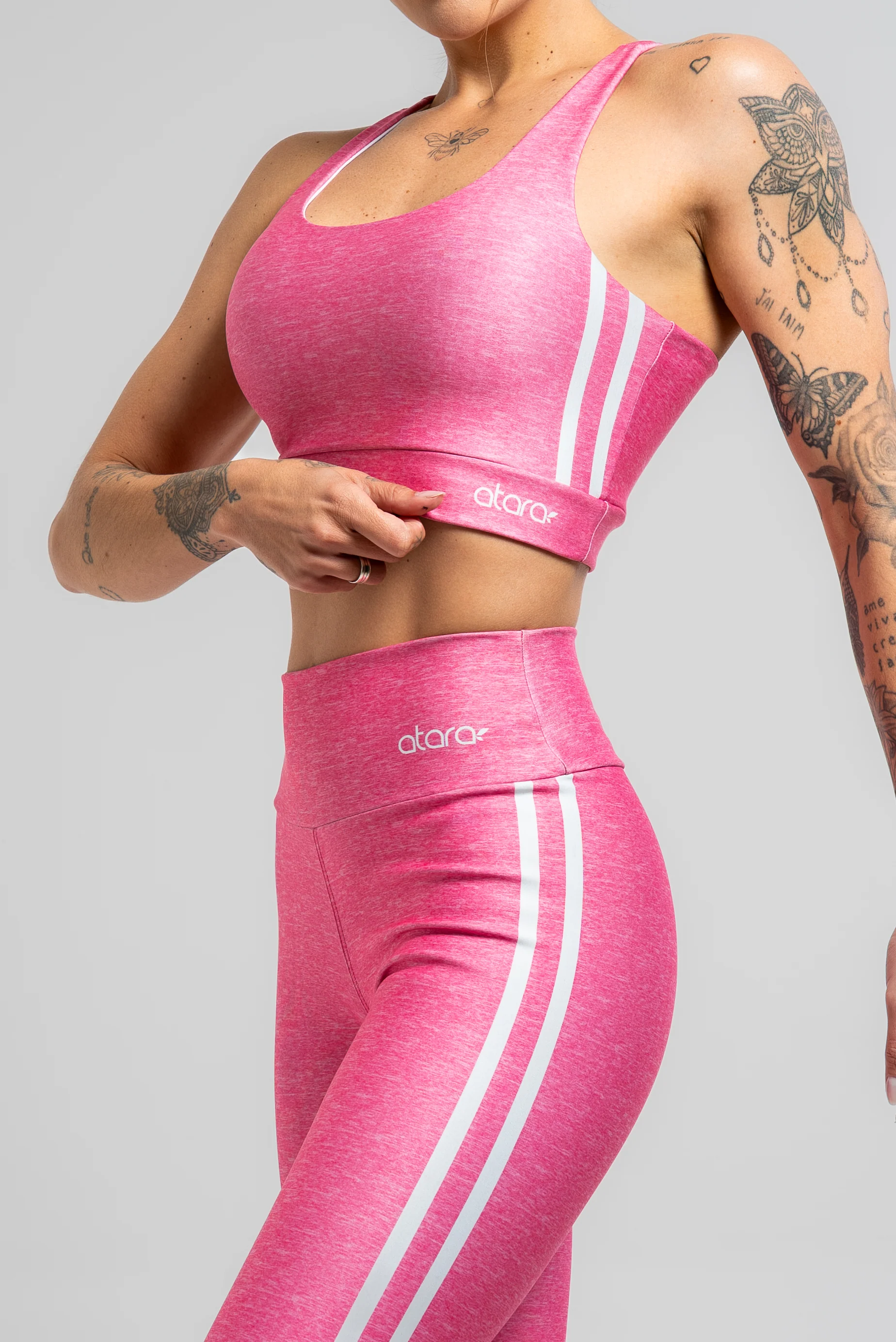 Top Nadador Texture Pink - Image 3
